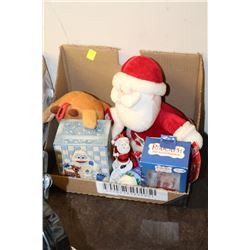 BOX OF RUDOLPH COLLECTIBLES