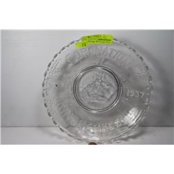 1937 KING GEORGE THE V CORONATION PLATE