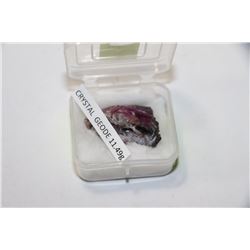 QUARTZ CRYSTAL GEODE  11.49 GRAMS