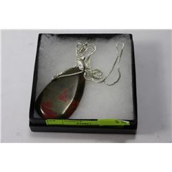 SEA SEDIMENT JASPER PENDANT