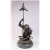 Image 1 : Bronze Monkey 3 Light Lamp