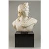 Image 1 : Alabaster Bust of Apollo on Wooden Stand