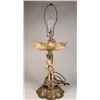 Image 1 : Figural Porcelain Compote Mounted as Lamp