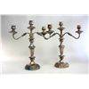 Image 1 : Pair of 3 Light Silver Plated Candelabra