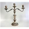 Image 2 : Pair of 3 Light Silver Plated Candelabra