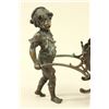 Image 2 : Bronze Boy Pulling Wagon