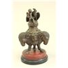 Image 2 : 19th Century Bronze Inkwell & Thermometer