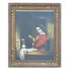 Image 2 : Oil on Canvas, "Lady with Rose"