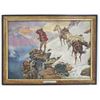 Image 2 : Oil on Canvas, Cowboy with Ram