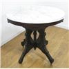 Image 1 : Oval Marble Top Victorian Table