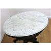Image 2 : Oval Marble Top Victorian Table