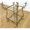 Image 3 : 4 Tier Gilt Metal Floral Glass Stand