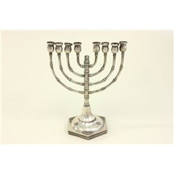 Sterling Silver Filigree Menorah