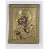 Image 1 : Russian Icon of Blessed Mother and Baby Jesus