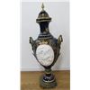 Image 1 : Palace Size Cobalt Blue Sèvres Style Vase