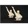 Image 2 : Lot of 3 Cybis Porcelain Figures