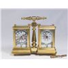 Image 1 : Double Sèvres Style Miniature Carriage Clock