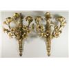 Image 1 : Pair 19th Century French Ormolu 3 Light Sconces