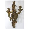 Image 2 : Pair Finely Cast Doré Bronze 3 Arm Sconces