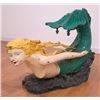 Image 2 : Patinated Bronze Mermaid Table Base
