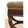 Image 2 : Regency Style Carved Stool with Gilt Highlights