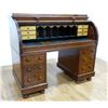 Image 2 : Walnut Victorian Cylinder Roll Desk