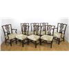 Image 1 : Set 8 Chippendale Style Chairs