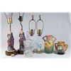 Image 1 : Group Lot of Lamps, Pottery, & Glass