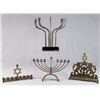 Image 1 : 4 Judaica Menorahs