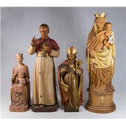 4 Religious Wood Carvings