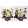 Image 1 : Set of 6 Majolica Birds