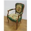 Image 2 : 2 Italian Carved Walnut Needlepoint Chairs