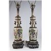 Image 1 : Pair Chinese Vases Mounted as Lamps
