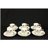 Image 2 : Two Partial Porcelain Tea Sets with "Hunt Scenes"