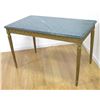 Image 1 : Louis XVI Style Marble Top Painted Table