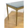 Image 3 : Louis XVI Style Marble Top Painted Table