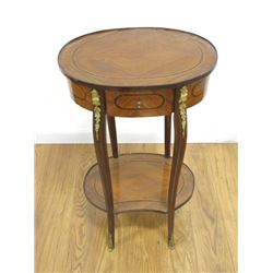 Louis XV Style Parquetry Side Table