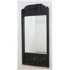 Image 1 : 19th C. Chinese Style Ebonized Wood Wall Mirror