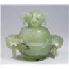 Image 1 : Jade Incense Burner with Foo Dogs