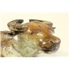 Image 3 : Chinese Soapstone Water Buffalo on Wood Base