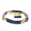 Image 1 : 14K Yellow Gold & Lapis Bracelet & Ring