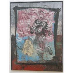 Attributed to John Turturro, Mixed Media on Paper