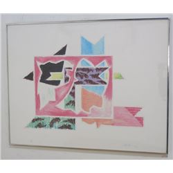 Santo Bruno, Abstract Lithograph