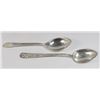 Image 1 : Two Sterling Silver Serving Spoons