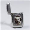 Image 2 : Sterling Silver Vesta Case with Enamel Dog