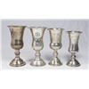 Image 1 : 4 Sterling Silver Kiddush Cups