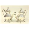 Image 3 : 7 Pieces Silver Plate on Copper Teaset