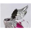 Image 2 : Silverplated Claret Cranberry Eagle