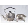 Image 2 : English Sterling Silver Tea Kettle