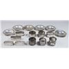 Image 1 : Lot of Silver Napkin Rings & Nut Dishes